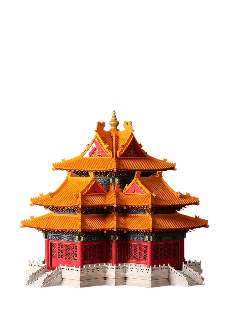 

Forbidden City Corner Tower mortise and tenon assembly model Ancient architecture Chinese mortise and tenon gift