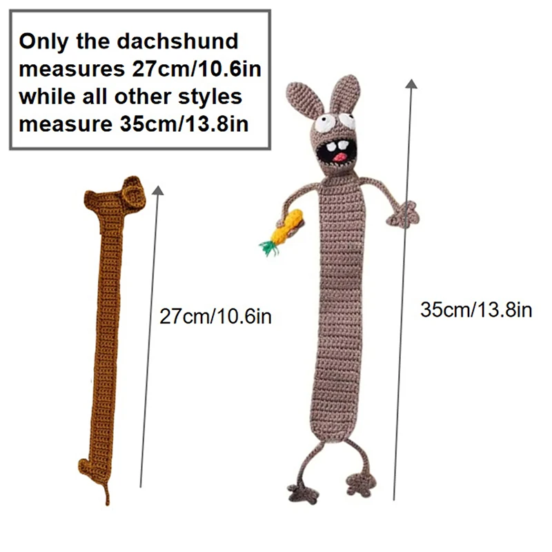 Crochet Animal Bookmark Cute Creative Crochet Reading Bookmark Knitted Book Marks For Reading Handmade Crocheted Bookmark For Te