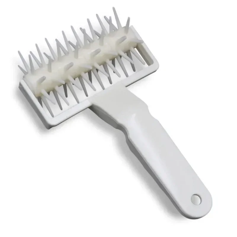 1pcs Pizza Rolling Pin Punch Pastry Roller Pin Biscuit Dough Pie Hole  Embossing Dough Roller Lattice Craft Baking Cooking Tool