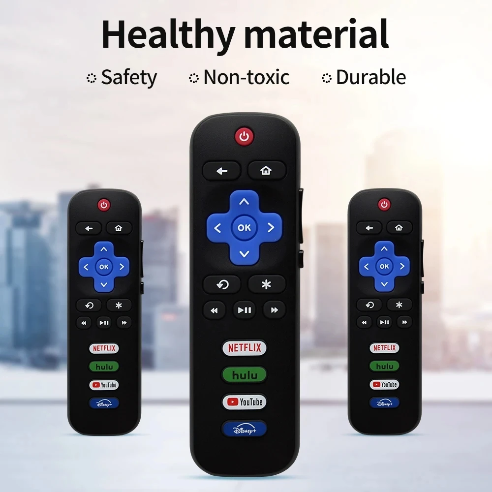 RC280A Replacement Remote Control Compatible for Roku TV 55UP120 32S4610R 50FS3750 32FS3700 32FS4610R 32S800 32S850 Controller