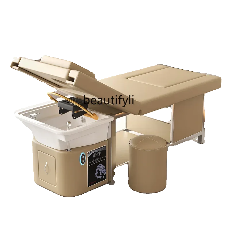 

ss newCeramic Basin Head Therapy Bed Water Circulation Fumigation Beauty Hairdressing Pedicure Shampoo Ear Cleaning Electric Li