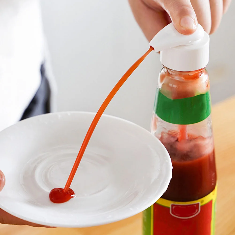 

10 set Oyster Sauce Squeezer Premium Pp Press Pump Head For Seasoning Bottles Replacement Compact Practical Kitchen Accessories
