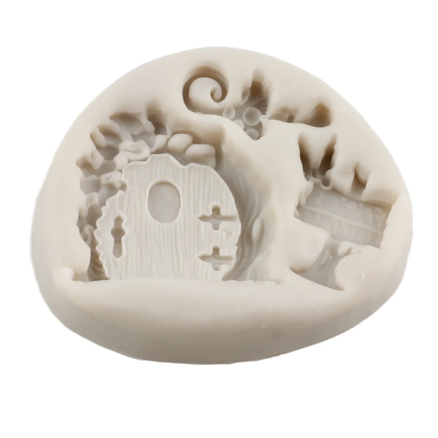 Garden Gate Mushroom Silicone Mold Cake Border Fondant Cake Decorating Tools Candy Clay Cupcake Topper Chocolate Gumpaste Moulds