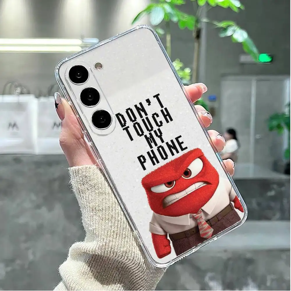 Raak geen ins Telefoon Case Voor Samsung GalaxyA13,21s,22,31,32,52,53,71,72,73, zachte Transparante Cover