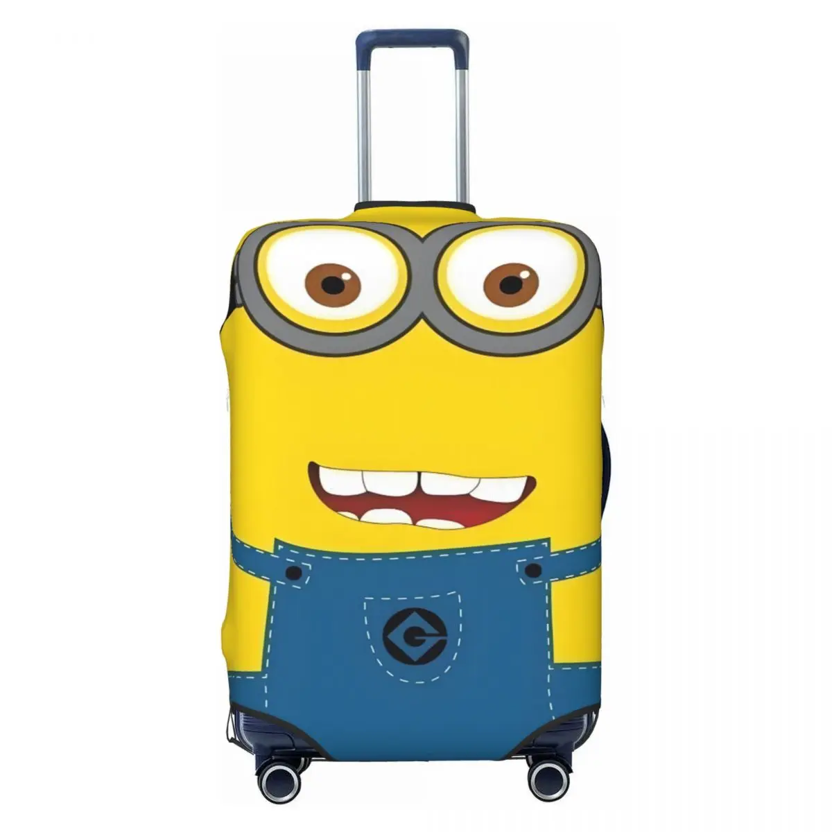 

Custom Yellow Man Luggage Cover Fashion Suitcase Protector Covers Suit For 18-32 inch