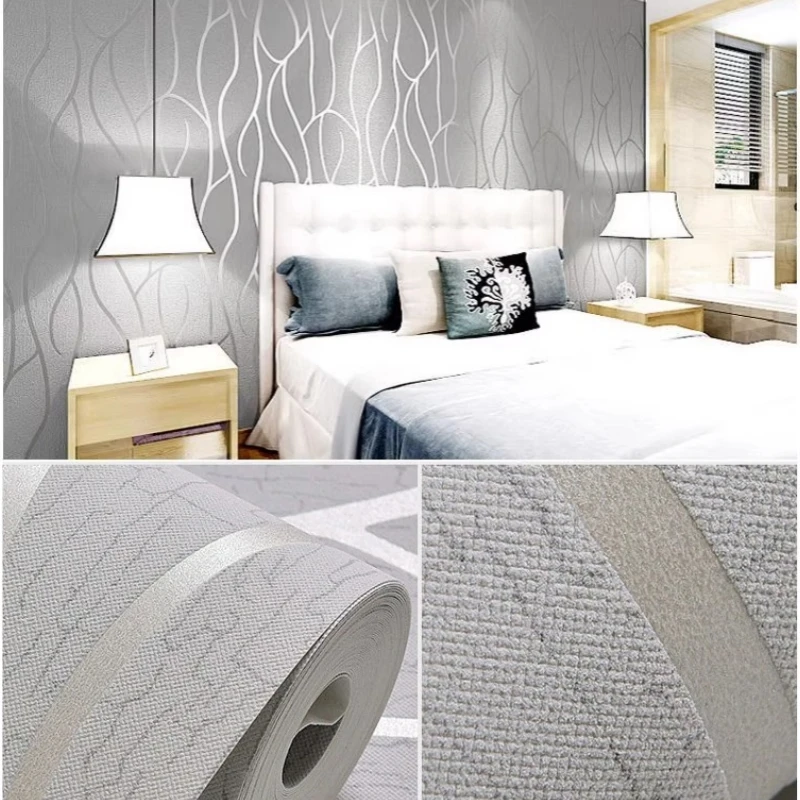 Papel de pared decorativo de 53cm, pegatinas de pared impermeables 3D, papel tapiz para paredes en rollos, decoración del hogar, papel tapiz para habitación