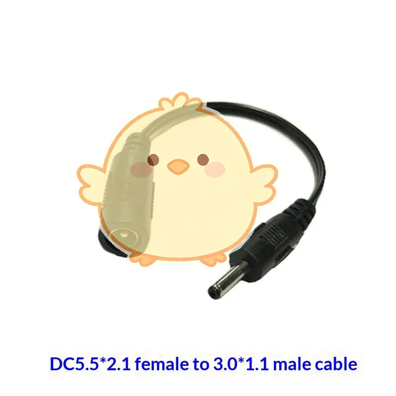 DC Power Cable 5521 Female to Multi Size Male DC Jack Adapter Plug-and-play Easy Use Connector for Camera LED Strip CCTV