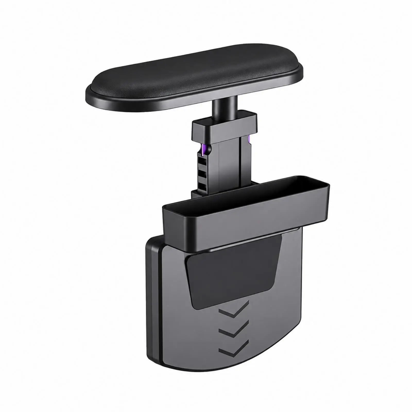 Car Gap Storage Organizer with Padded Armrest for Phones Snacks and Bags