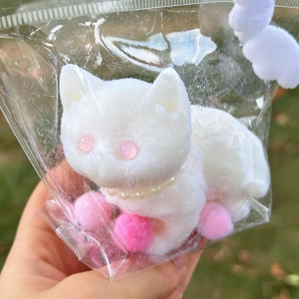 Sevimli 3D Kedi Stres Giderici Sıkma Kedi Oyuncakları Sıkma ve Sıkıştırma Oyuncak TPR Rahatlama Oyuncakları