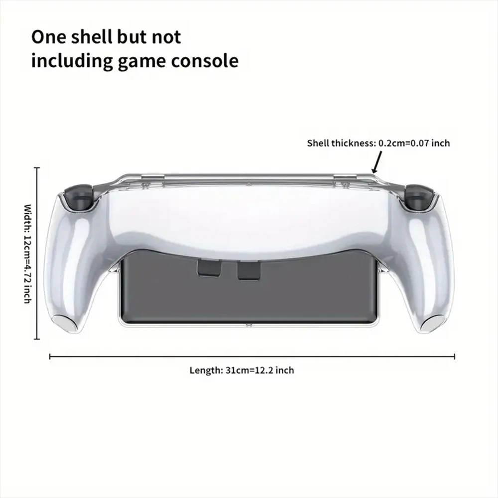 Transparent TPU Protective Cover, Suitable for PS Portal - Shock-Absorbing and Scratch Resistant Protective Shell