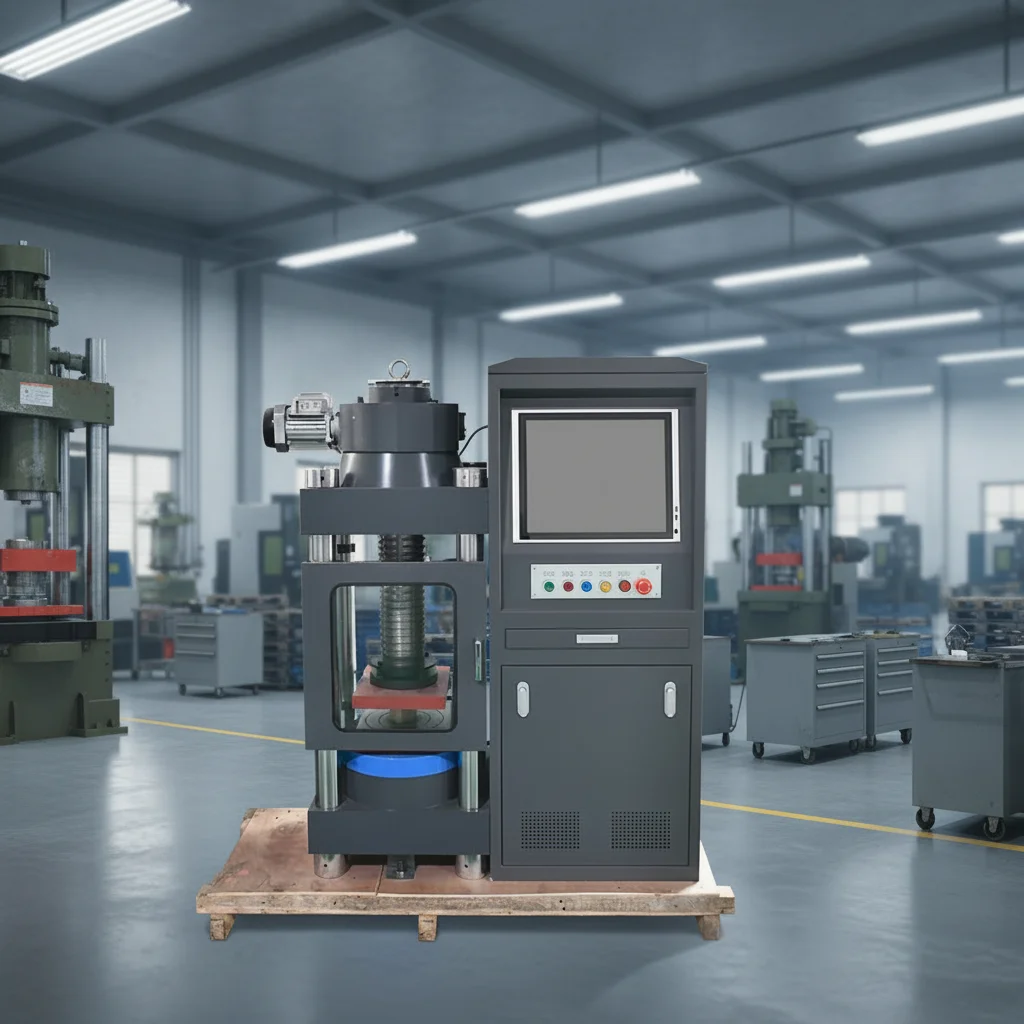 2000KN Microcomputer-controlled Electro-hydraulic Servo Compression Testing Machine for Cement Compression Testing