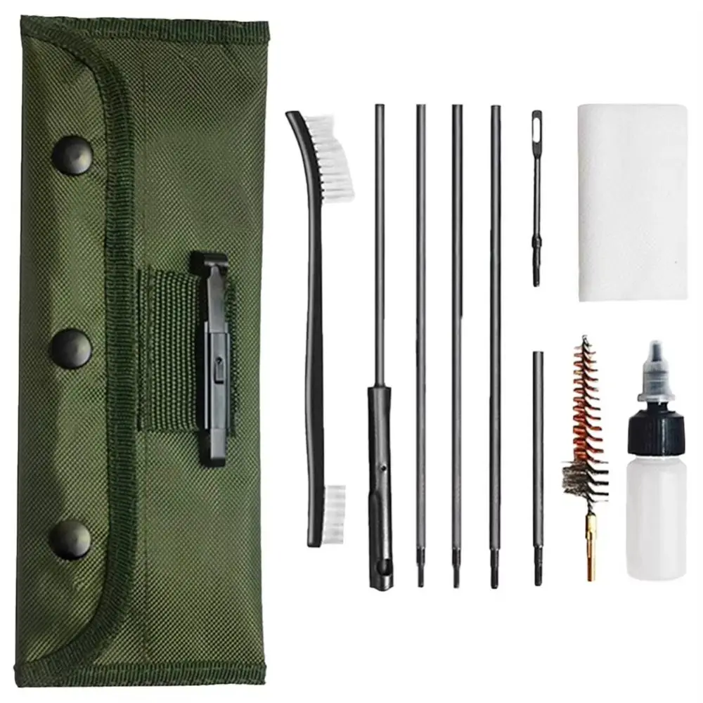 

12pcs/Set Cleaning Kit Set Pistol Brushes Cleaner for.22LR .223 .257 Rifle Shotgun Brushes Caliber Hunting Tool