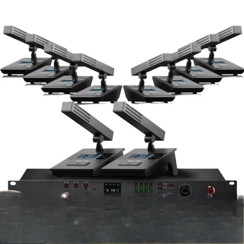 

Conference square tube microphone