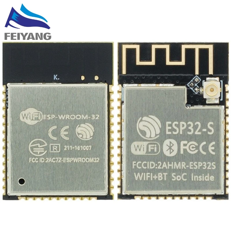 Wireless Module Bluetooth and WIFI Dual Core CPU ESP32 ESP-WROOM-32 ESP32-S With 32 Mbits PSRAM IPEX/PCB Antenna with 4MB FLASH