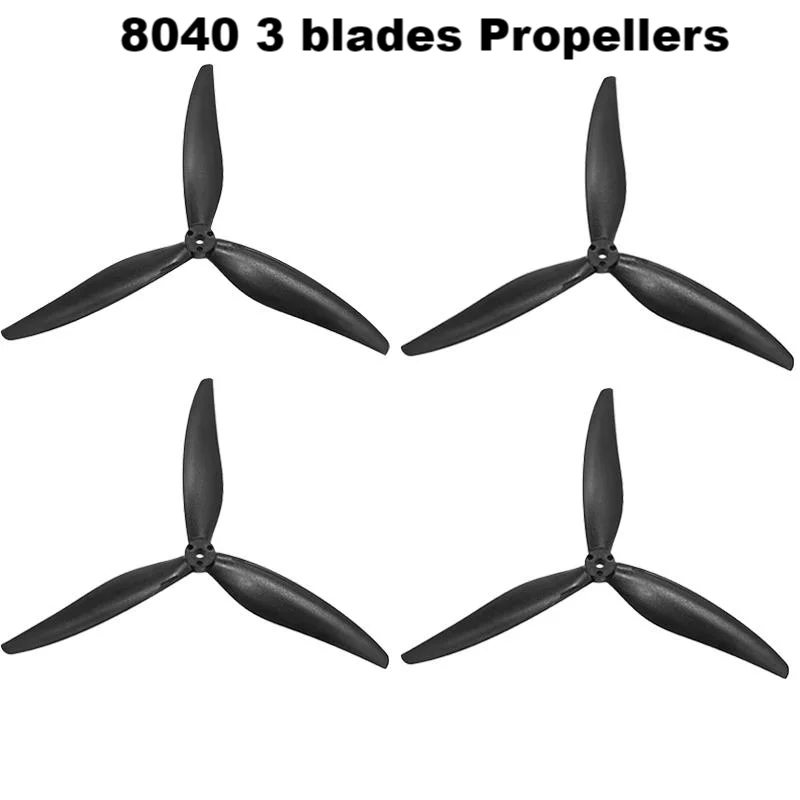 BCUBE 7040 /8040 /9045 /1050 3 blades Propellers CW CCW For MARK4 V2 8/9/10inch Robocat FPV Mini Quadcopter Multirotor
