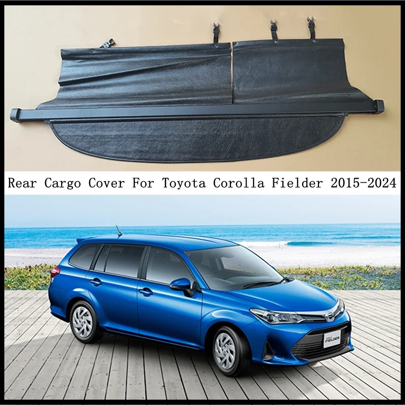 

Rear Cargo Cover For Toyota Corolla Fielder 2015-2024 Privacy Trunk Screen Security Shield Shade Modification Parts