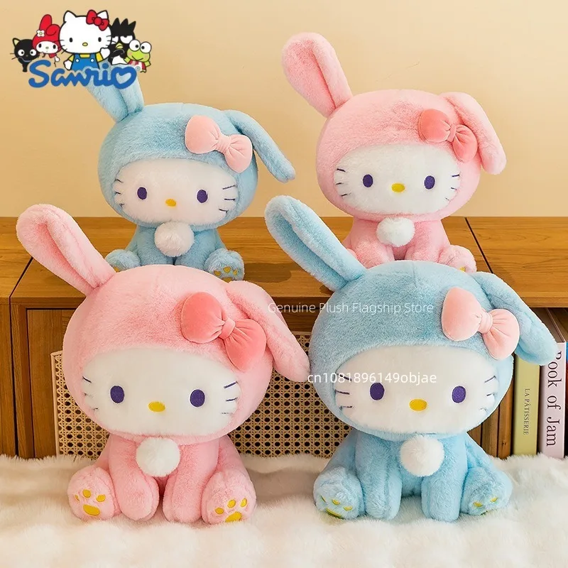 

35/40/50 см большой размер Hello Kitty Sanrio аниме плюшевая кукла украшение комнаты Kawaii плюшевые подушки украшения детский подарок
