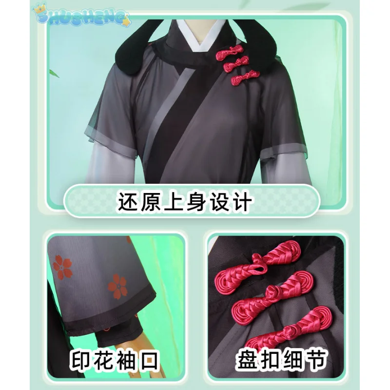 White Guard Black Guard Cosplay Game Identity Ⅴ Wu Chang Costume Chinese style kimono Hanfu and accessories Halloween uniform