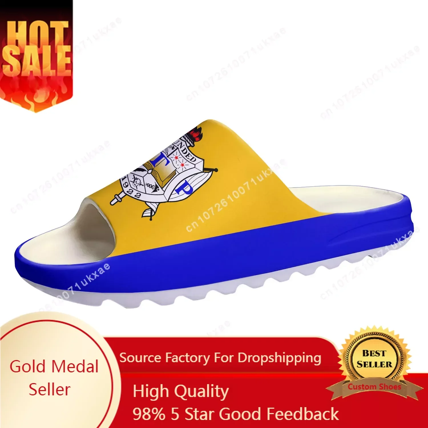 Rho Sorority ΣΓP 1922 Soft Sole Sllipers Sigma Gamma Home Clogs Customized Step On Water Shoes Mens Womens Teenager Sandals