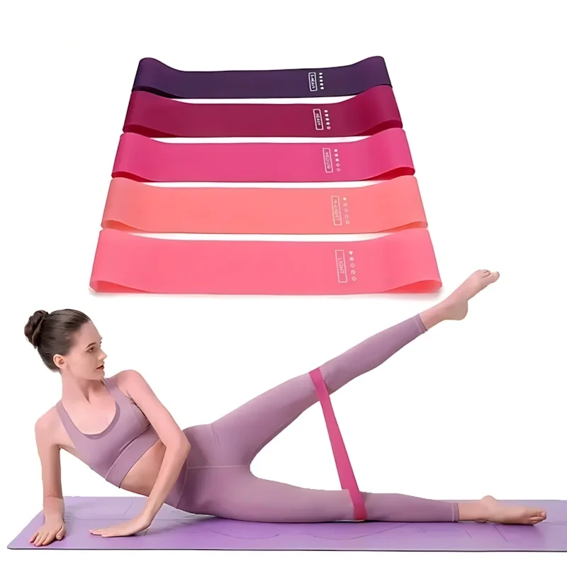 Banda de resistencia para yoga – Material TPE, suave y de alta elasticidad, para sentadillas de yoga y glúteos, duradera
