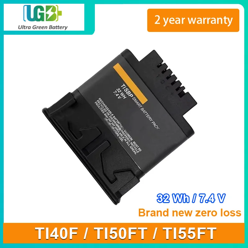 

UGB New Battery For FLUKE TiSBP TI40F TI50FT TI55FT Ti40 Ti45 Ti50 Ti55 Series Thermal imaging cameras Battery 32Wh 7.4V