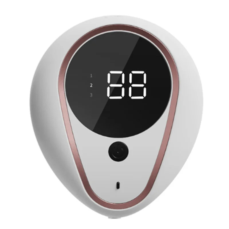 Sapone ricaricabile in schiuma 1500Mah Dispenser automatico di sapone da 300ML Dispenser di sapone per lavaggio a mano intelligente a parete