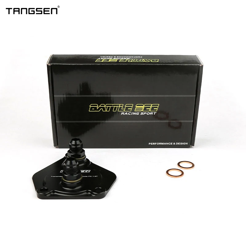 Transmission cooler adapter base plate interlayer suitable for Honda CIVIC gen10 FC 1.5T ver 1.8L CVT gear box