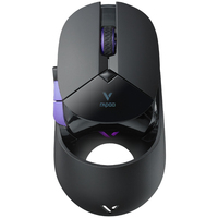 Rapoo VT960PRO Wired/Wireless RGB Gaming Mouse PAW3395 Sensor 26000 DPI OLED Display 9 Programmable Button On-Board Memory Black