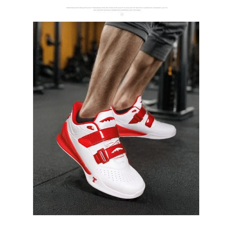 Scarpe professionali per sollevamento pesi per uomo Donna Design ad anello a cerchio Fondo piatto Suqte Power Training Scarpe da ginnastica per interni Botas Boxeo