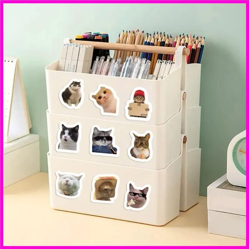 57BE gatos adesivos decorativos adesivos adesivos auto -adesivos