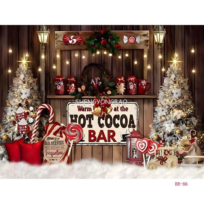 Feliz natal dia presente fotografia cenários adereços decoração interior inverno maravilhoso véspera de natal ano novo fundo RD-56