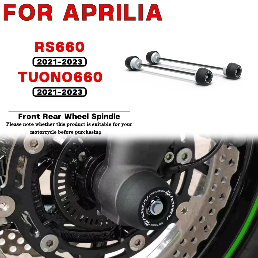 

For APRILIA RS660 TUONO660 Factory 2021 2022 2023 Motorcycle Front Rear Wheel Spindle Crash landing Protection