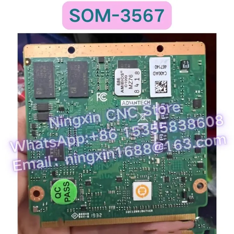 Second-hand SOM-3567 CPU board Functional test OK Fast delivery