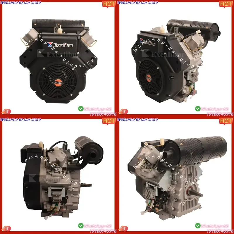 CE Certificate New Type 20HP-32HP for Home Use V-Twin Engine Two Cylinder Vertical 4-stroke Air-cooled