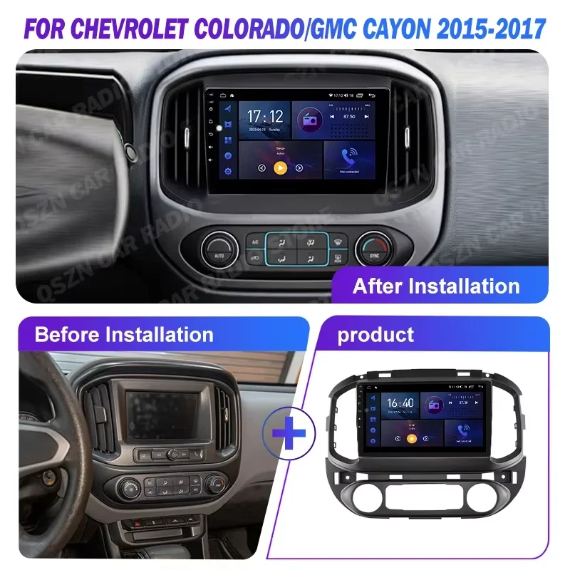 QSZN For Chevrolet Colorado/GMC Canyon 2015 - 2017 Carplay Car Radio Multimedia Player 7870 CPU WIFI+5G QLED Screen Navigation