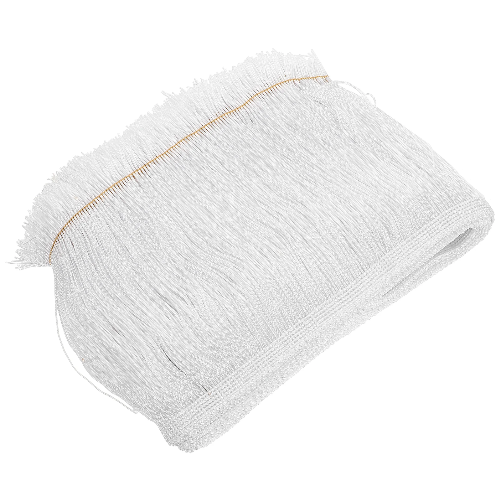 

Curtains Dance Costume Lace Fringe Trim Sewing Delicate Edging Decoration Sofa Tassel Fabric White Diy Fringed