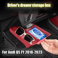 For Audi Q5 FY Q5 Sportback 2018 2019 2020 2021 2022 2023 Driver's drawer storage box made of silicone material