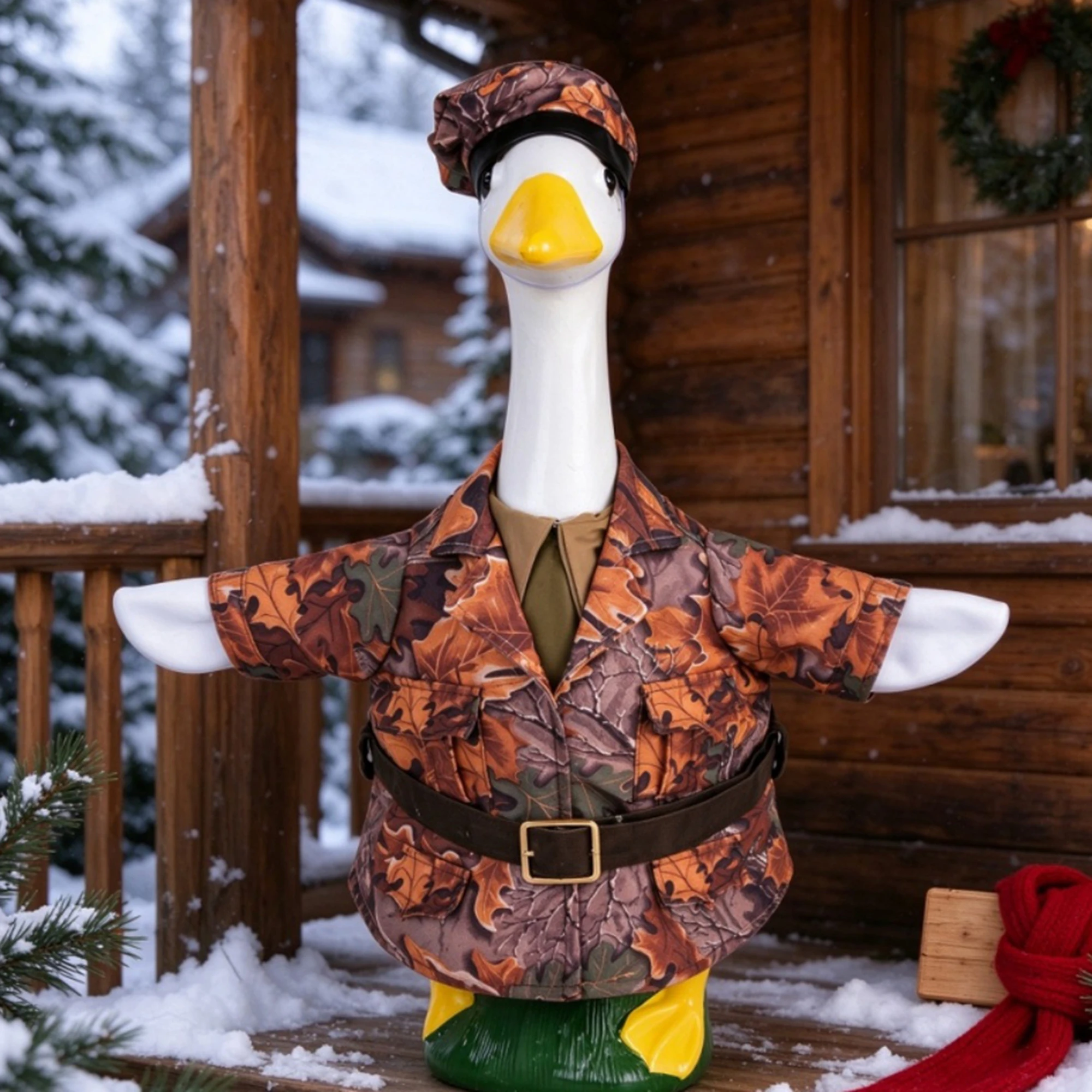 23 in Porch Goose Outfits Shoot Themed Tops Shirt Belt Hat 4 Pcs Set