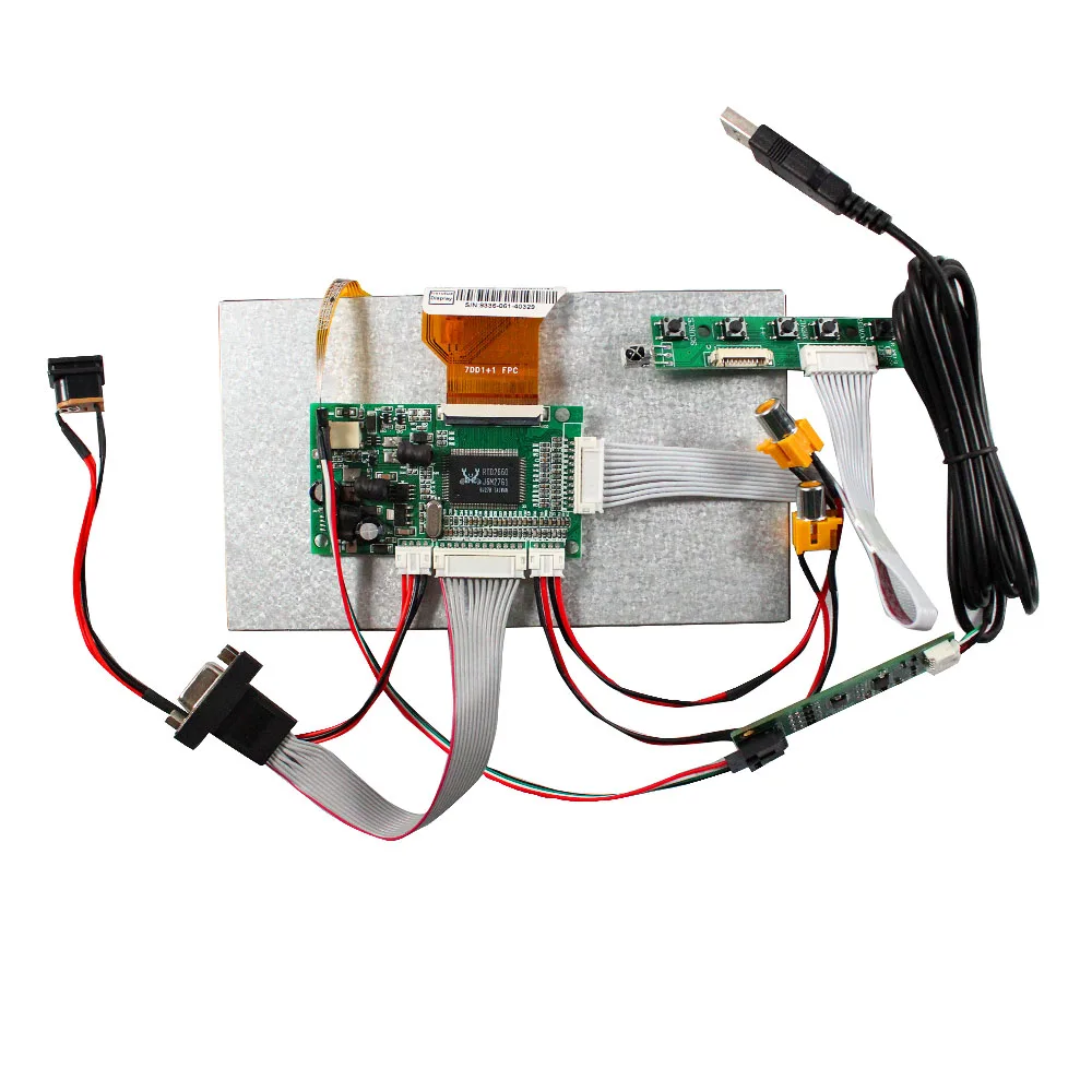 VGA VA LCD Controller Board VS-TY50-V1 7inch AT070TN92 800X480 LCD Panel