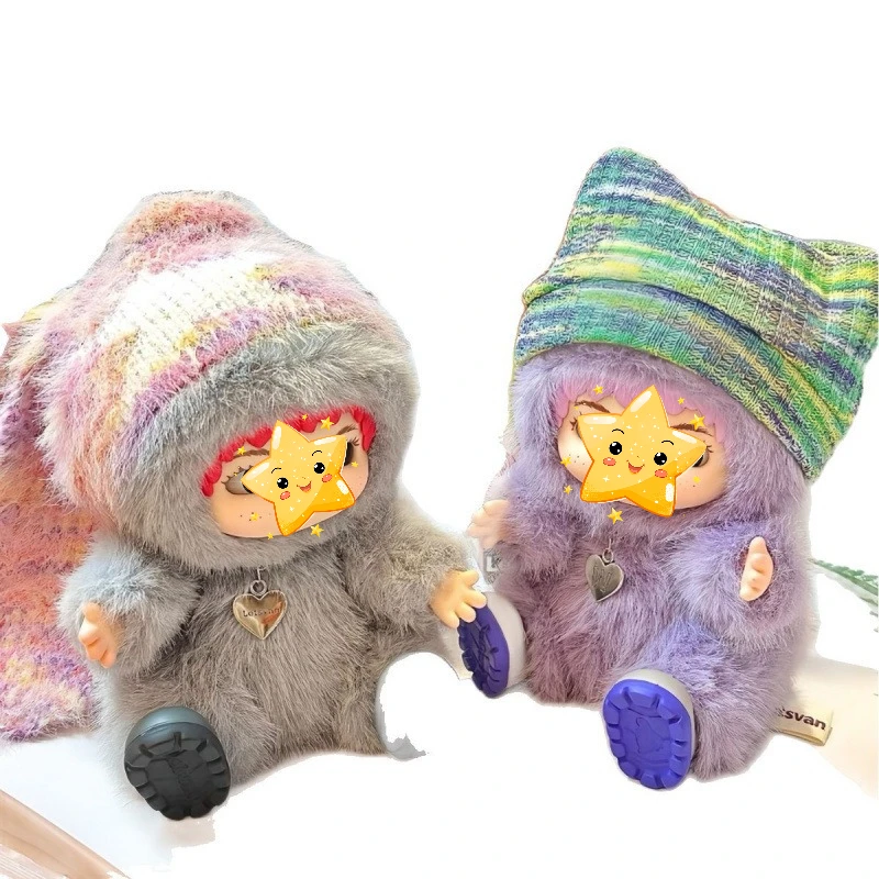 WaKuku Figure Ornament Plush Doll WAKUKU 【1.0】 Generation Tide Fun Party Series Toys Blind Box, Cute Doll for Girls Blind Box