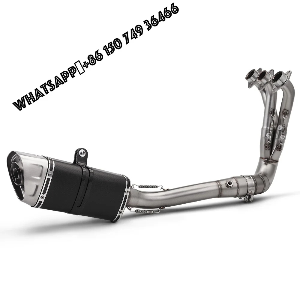 Motorcycle Exhaust Tips Muffler Motocross Full Systems Escape Moto Slip on for YZF MT09 R9 FZ09 XSR900 Tracer 9 900 GT 2021 2025