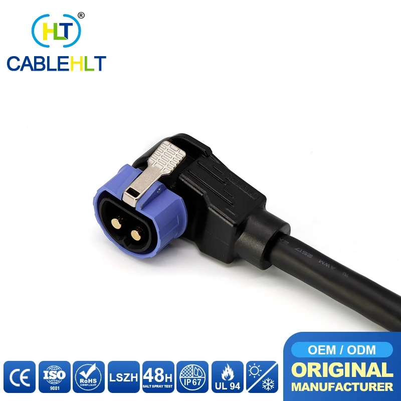 M36 2 + 6 120A batteria al litio moto elettrica ad alta corrente fotovoltaica accumulo di energia cambia connettore maschio impermeabile