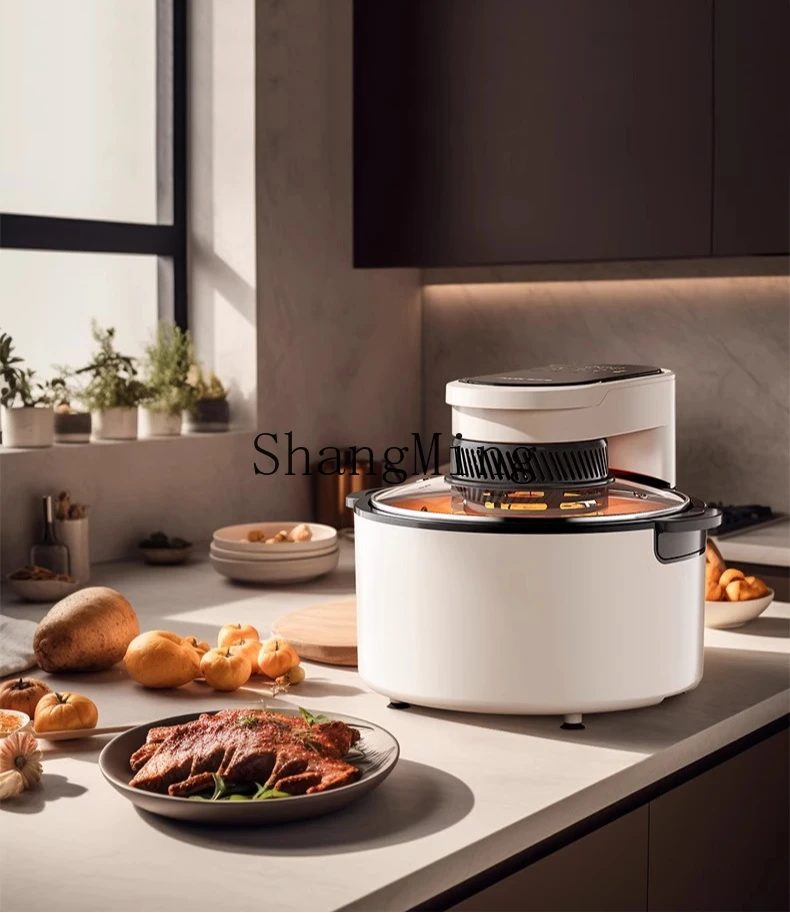 ZYY visual no need to turn over smart electric oven household large capacity multi-function machine 8L