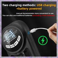 A63K-Grip Strength Tester 265Lbs/120Kg Digital Hand Dynamometer Grip Strength Meter USB LCD Screen