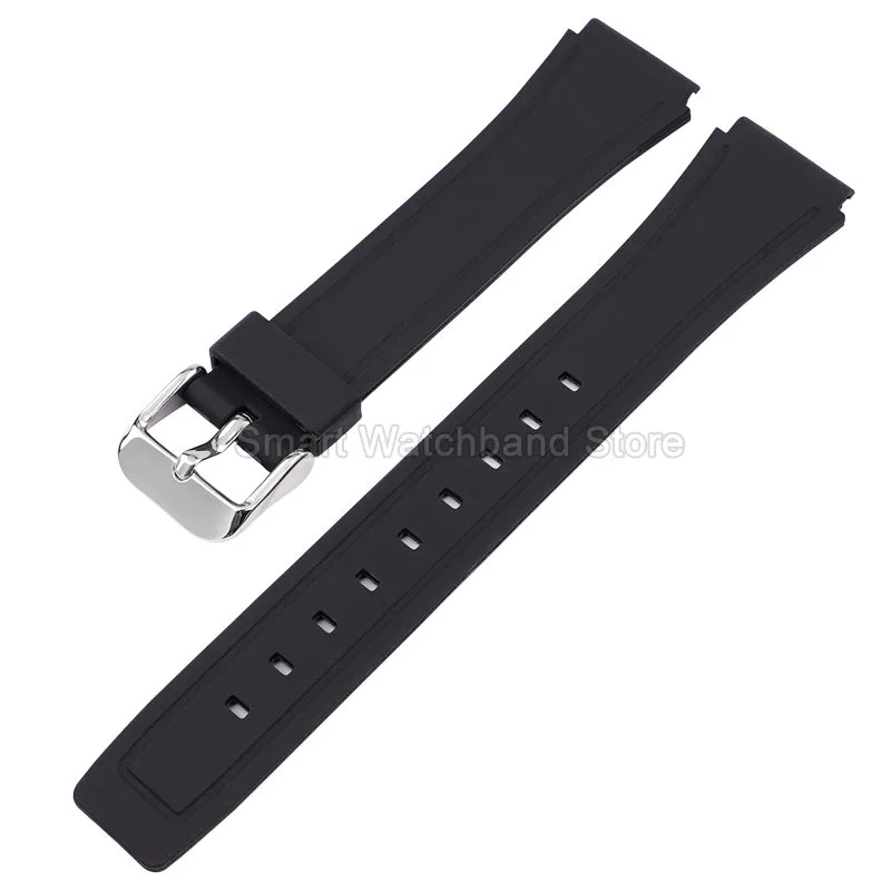 ل كاسيو AE-1300 A-158/168 F-84/94 18 ملم أسود محدب مناسب متين مانع للانزلاق للغوص في الهواء الطلق حزام السيليكون #6