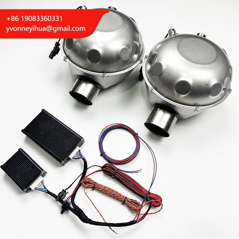 JTLD Double Active Electric Exhaust Sound Booster System Kits For Audi Benz BMW VW Tesla