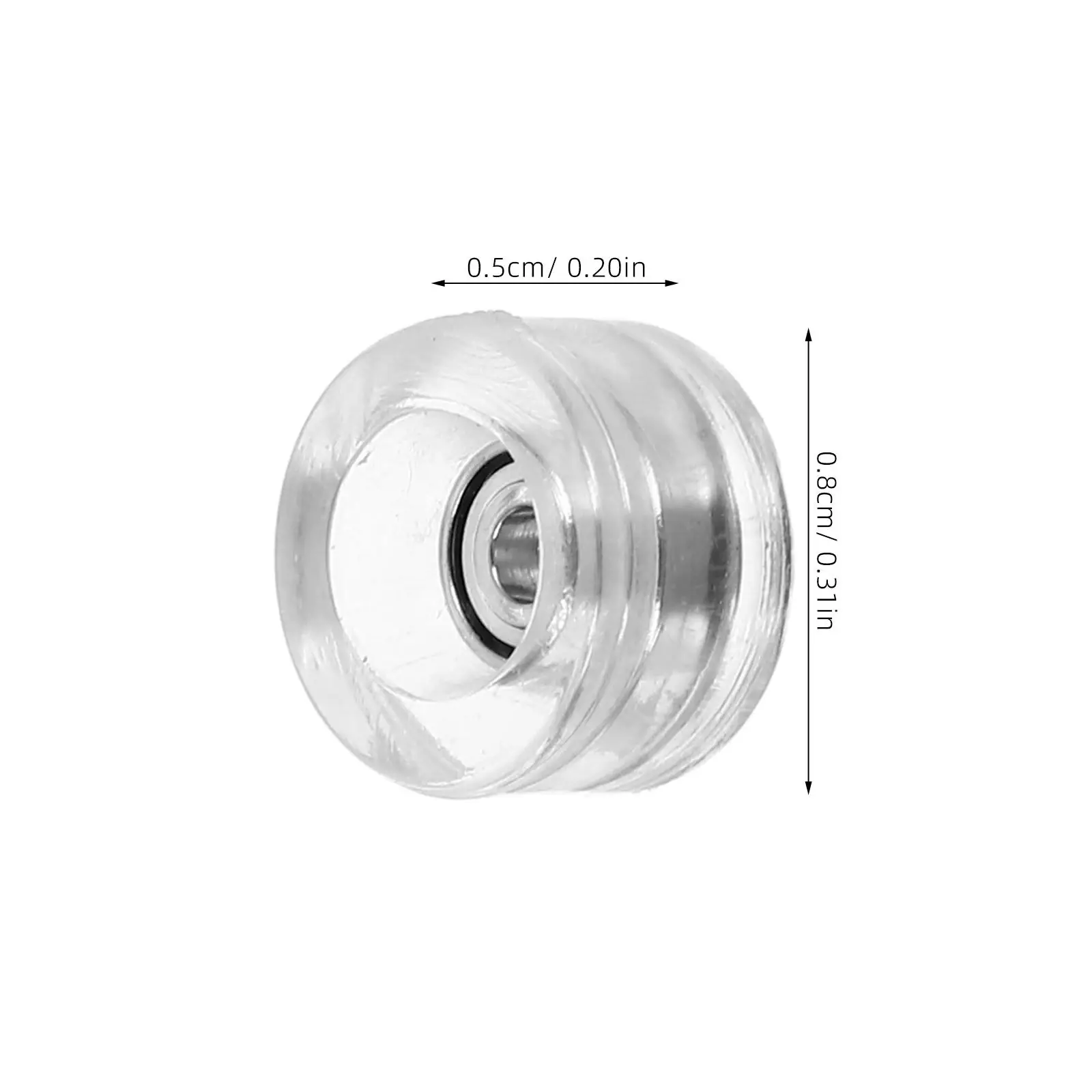 4Pcs Finger Skateboard Wheels Highspeed Bearing Replacement Durable Mini Skateboard Parts Lightweight Practical Accessories