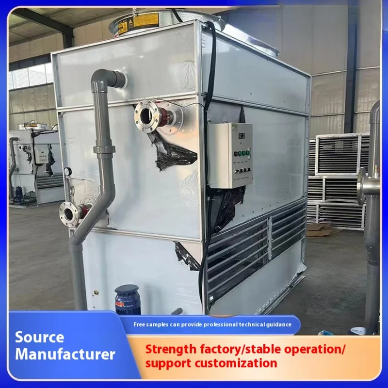 Custom Intelligent Temperature Control Closed Cooling Tower Processing Industrial Cooling System