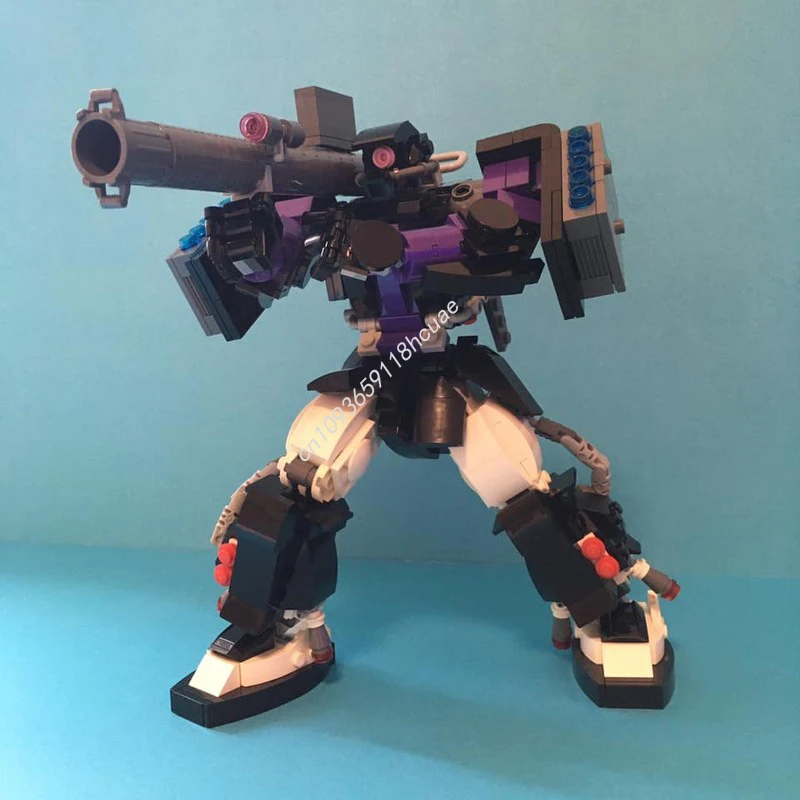 

649 шт. MOC MF-003 ZAKUss II ЧЕРНЫЕ строительные блоки Рождественский DIY инженерный проект Идеально подходит для молодых внутренних дел Дети Подарок