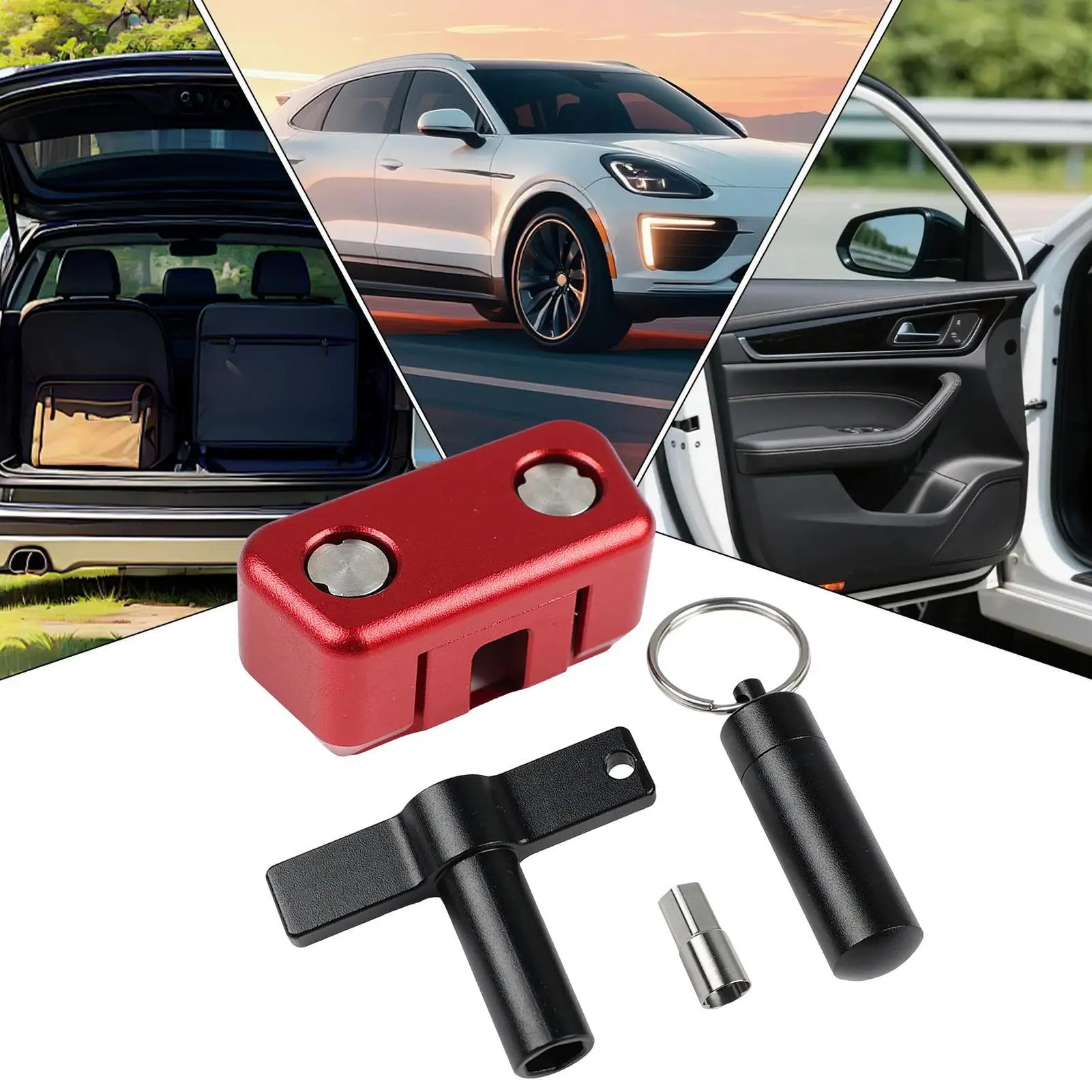 OBD II 2 Port Security Anti-Theft Lock Kit for 1996-Up Vehicles Block Access to OBD Connector Auto Anti-Theft Accessories